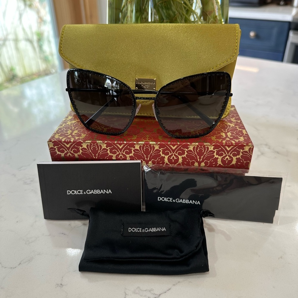 Dolce and Gabbana Oversized Cateye Sunglasses